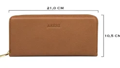 Aarni Hirvennahkainen Clutch, Konjakki/Hopea