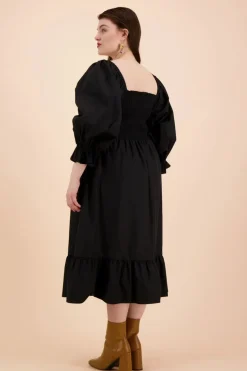 Kaiko Smock Mekko, Musta