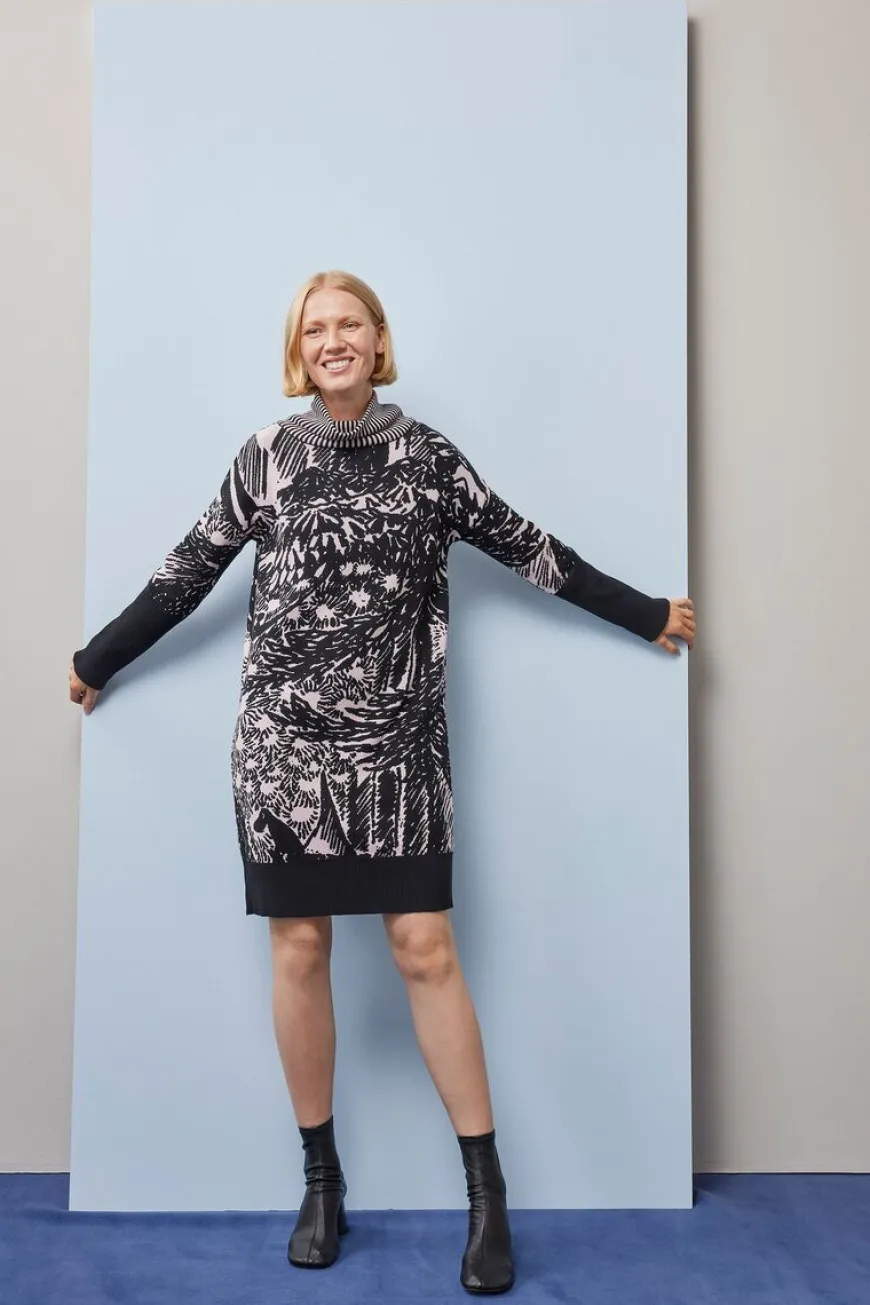 Papu Turtle Neck Mekko, Autumn Garden